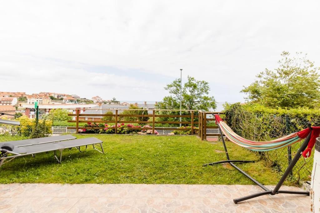 Casa De Las Flores - Apartamento Con Jardin Privado Frente A La Playa De Комильяс Экстерьер фото